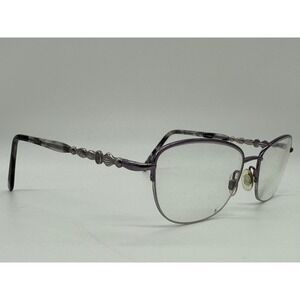 Jessica McClintock Purple Metal Half Rim‎ Eyeglasses 53-17-135 - Frames Only